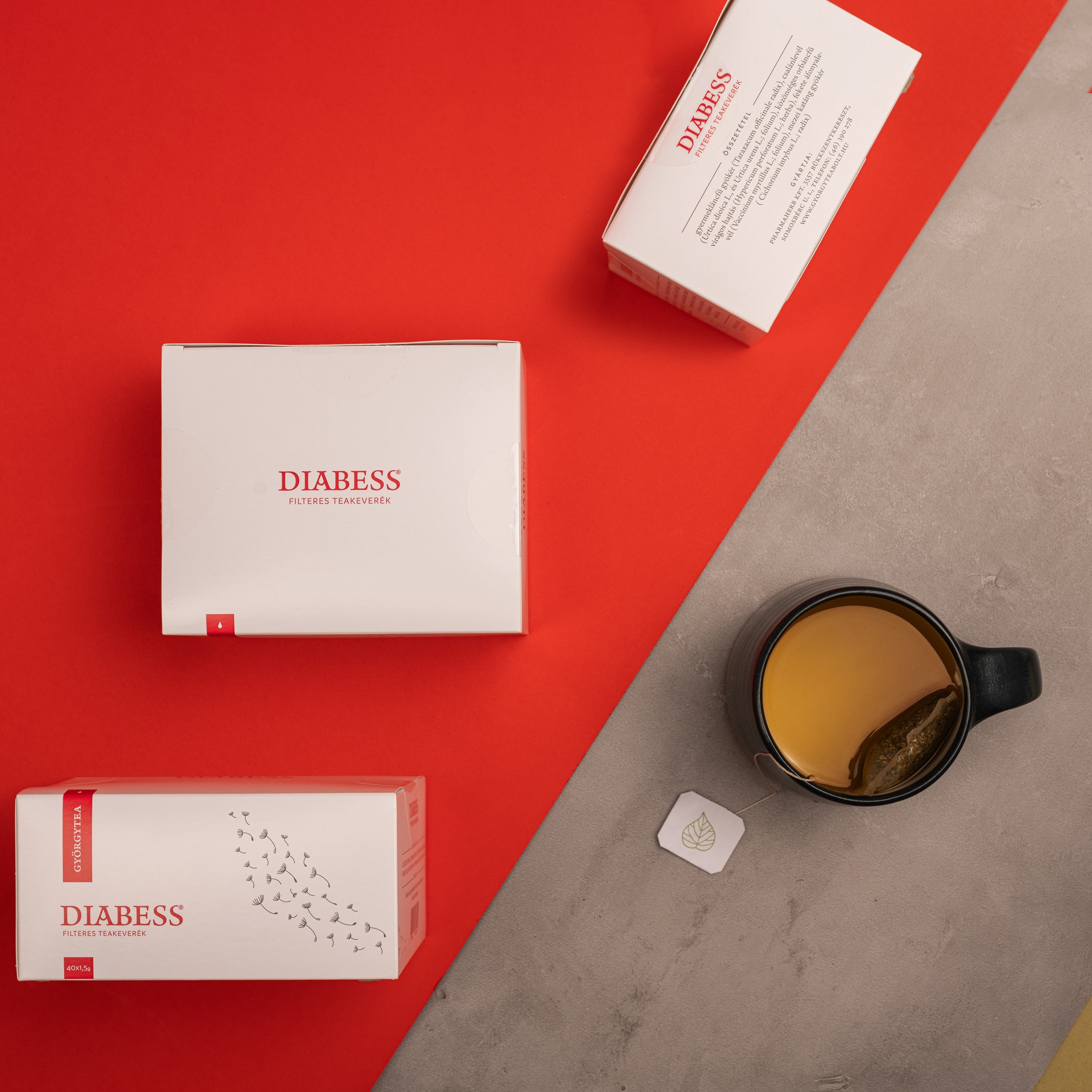 Diabess-Györgytea filteres teakeverék