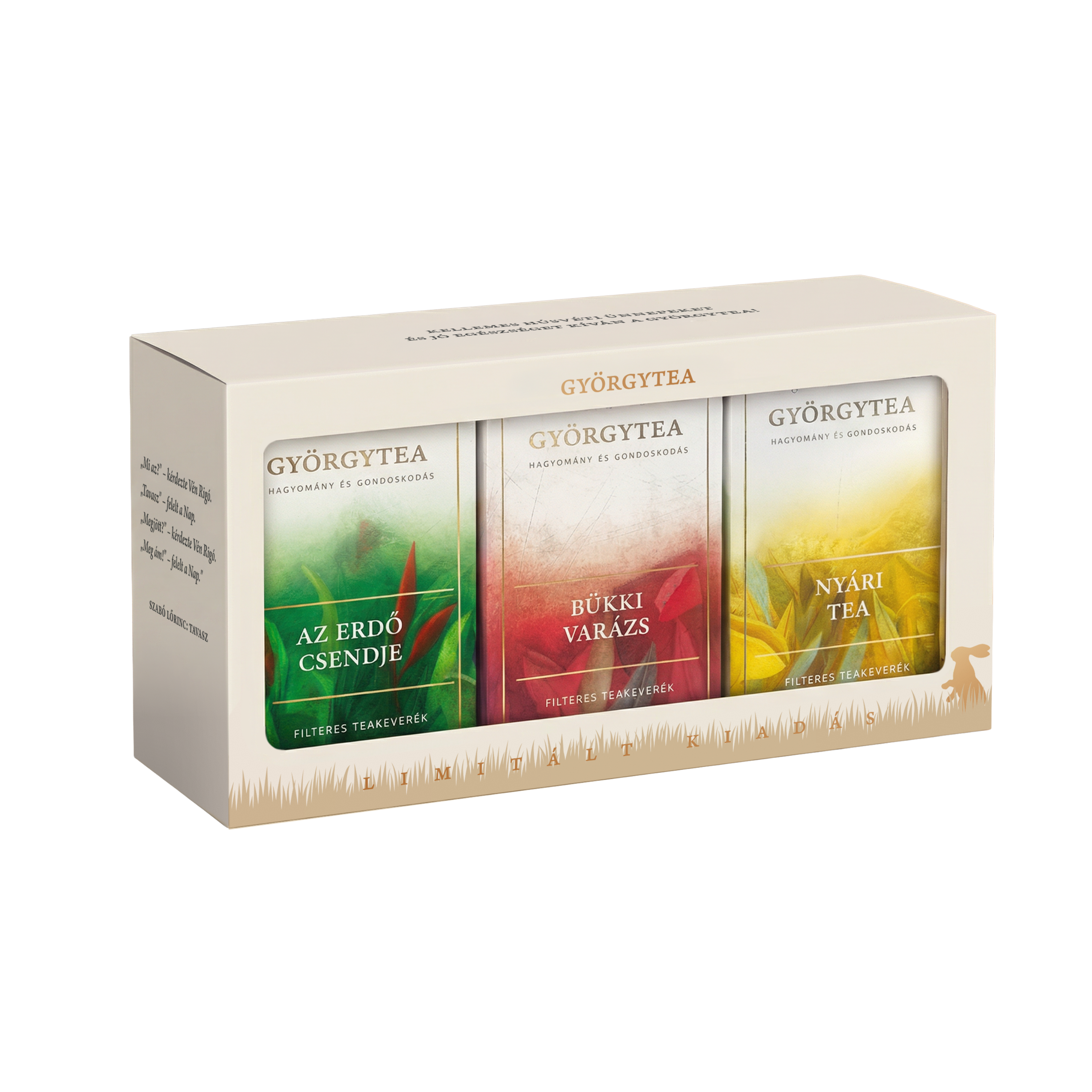 Élvezeti teák húsvéti díszcsomagolásban