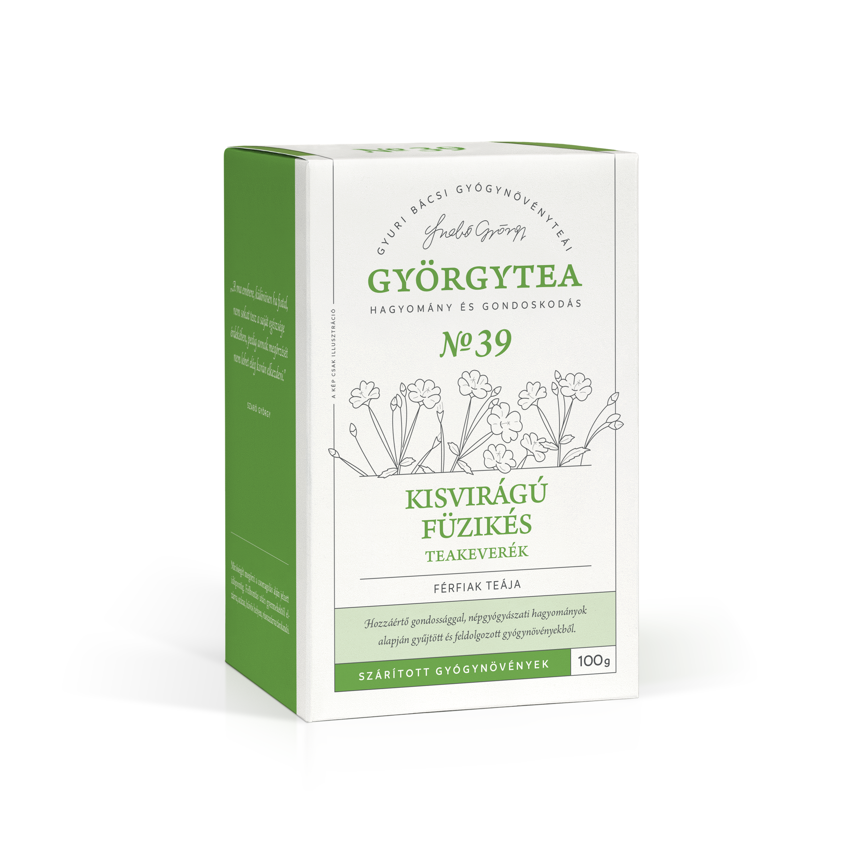 Kisvirágú füzikés teakeverék 100g (Férfiak teája) (B2B)