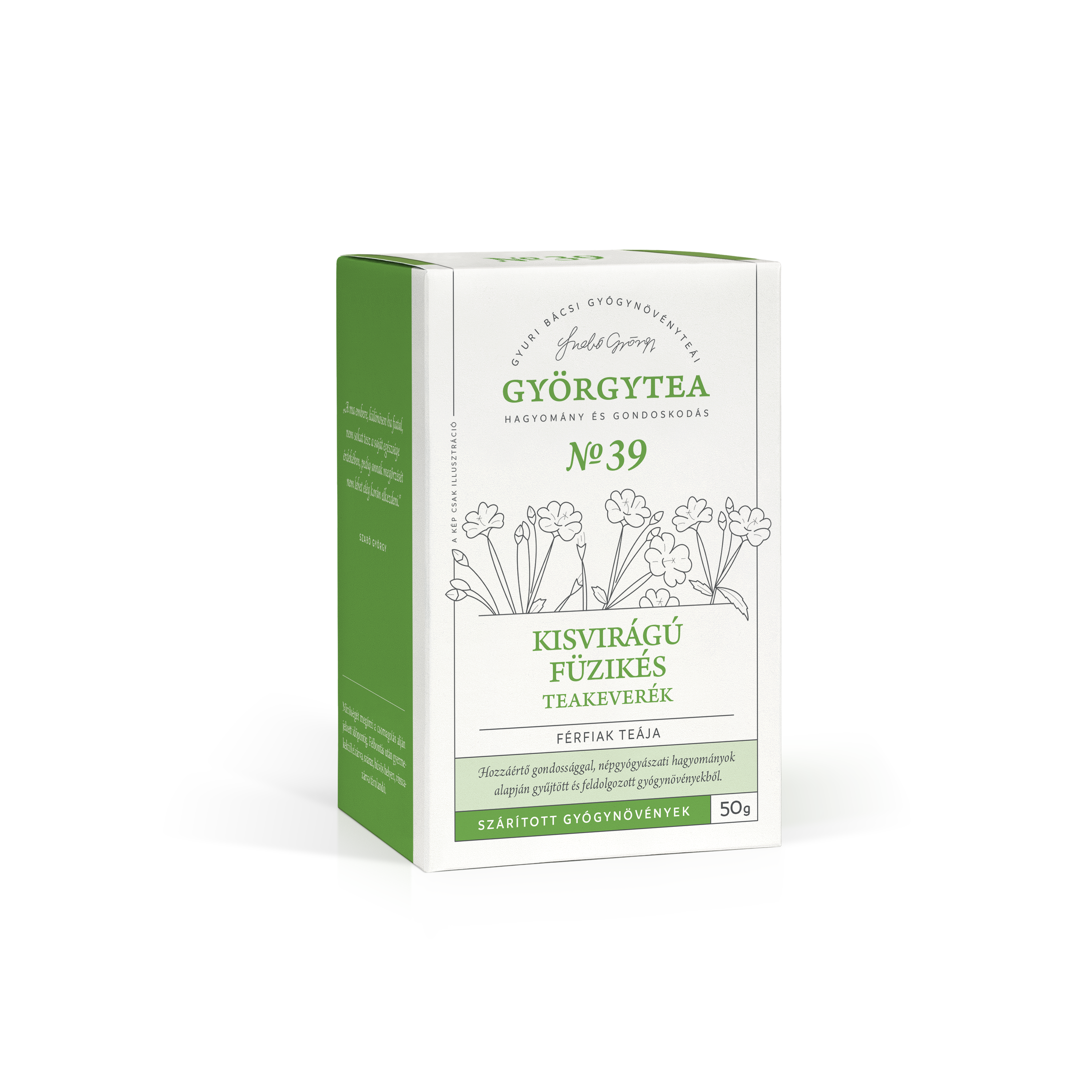 Kisvirágú füzikés teakeverék 50g (Férfiak teája) (B2B)
