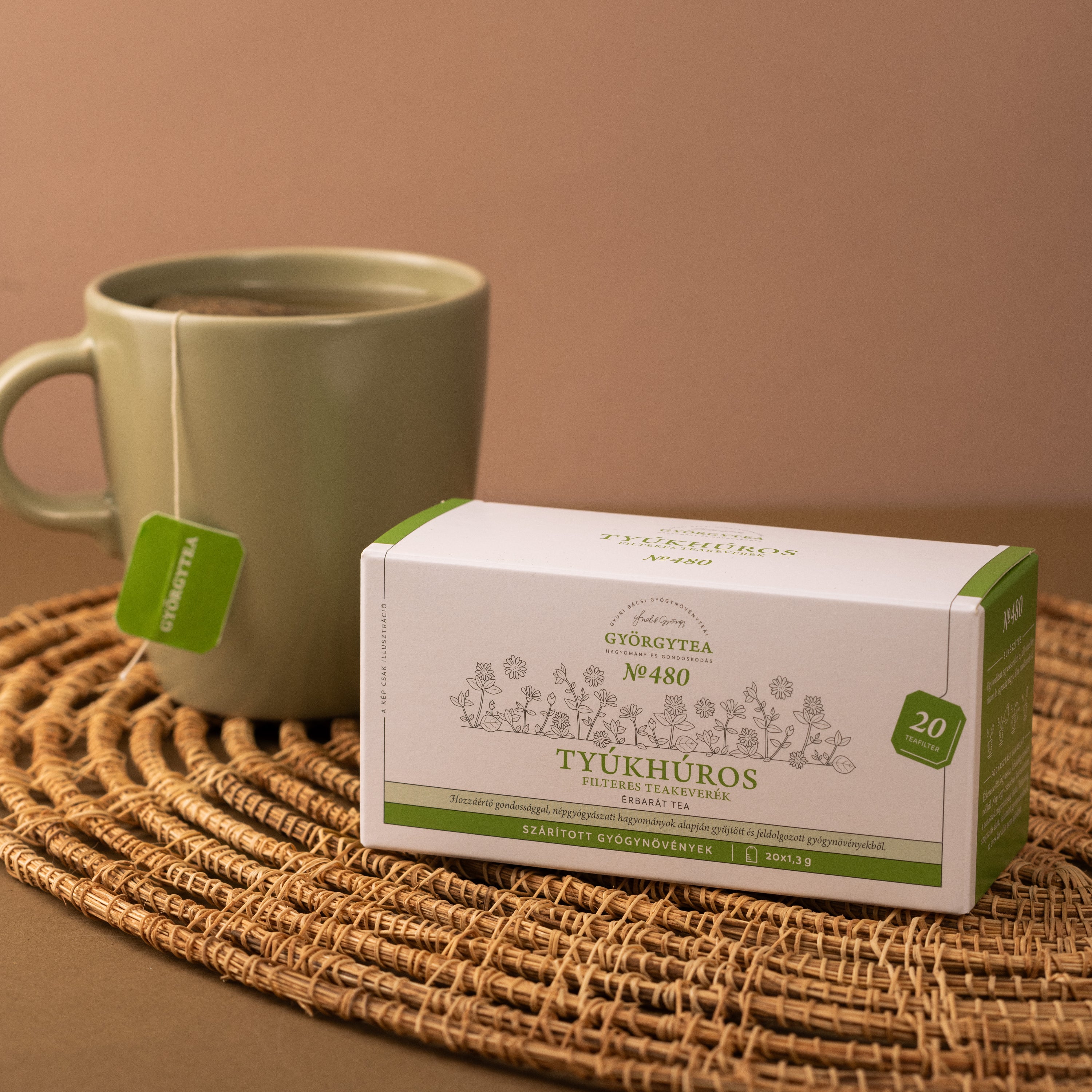 Tyúkhúros filteres teakeverék 20db