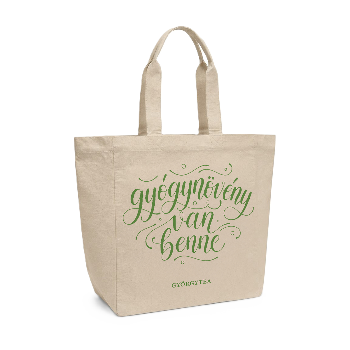 Bevásárlótáska „gyógynövény van benne”