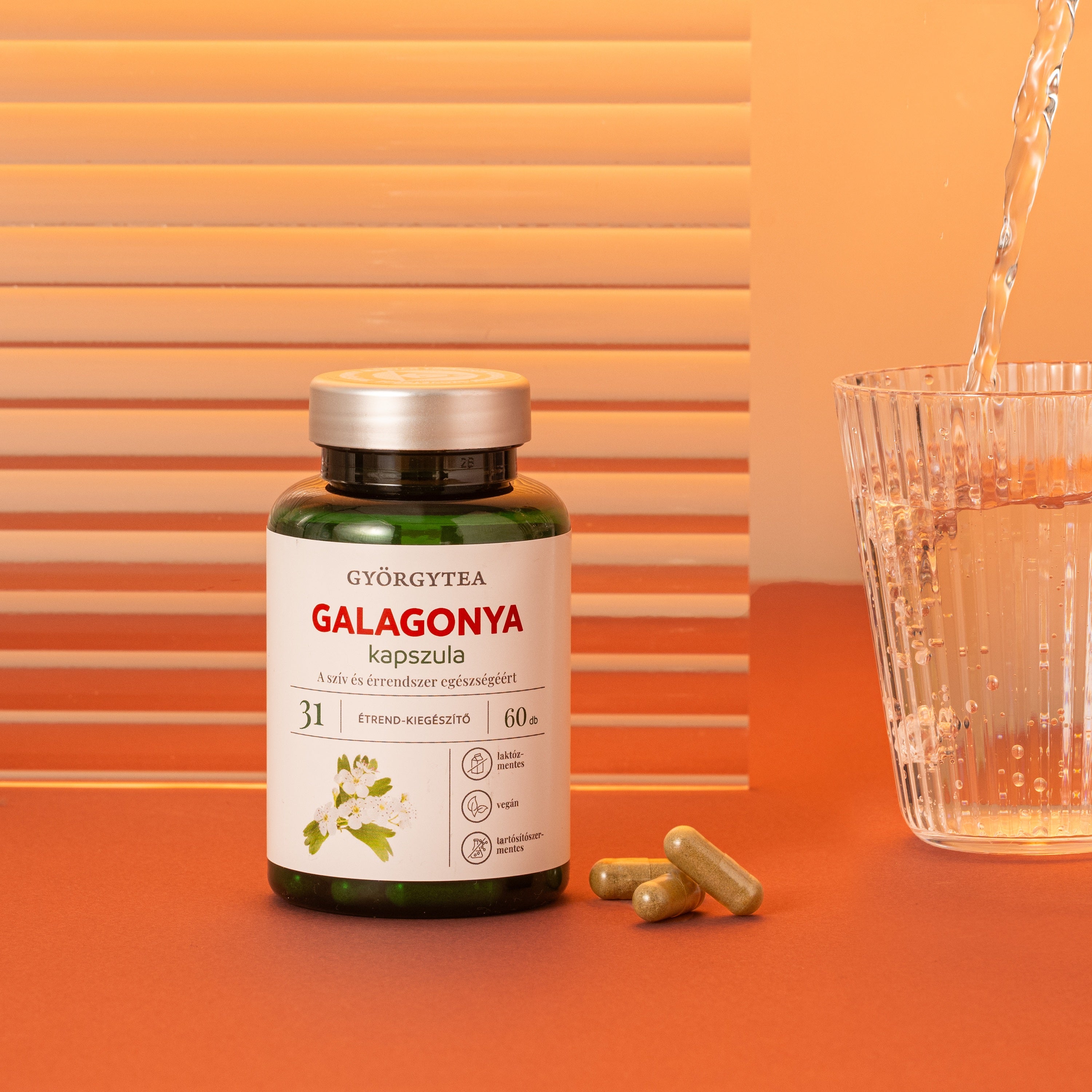 Györgytea Galagonya kapszula