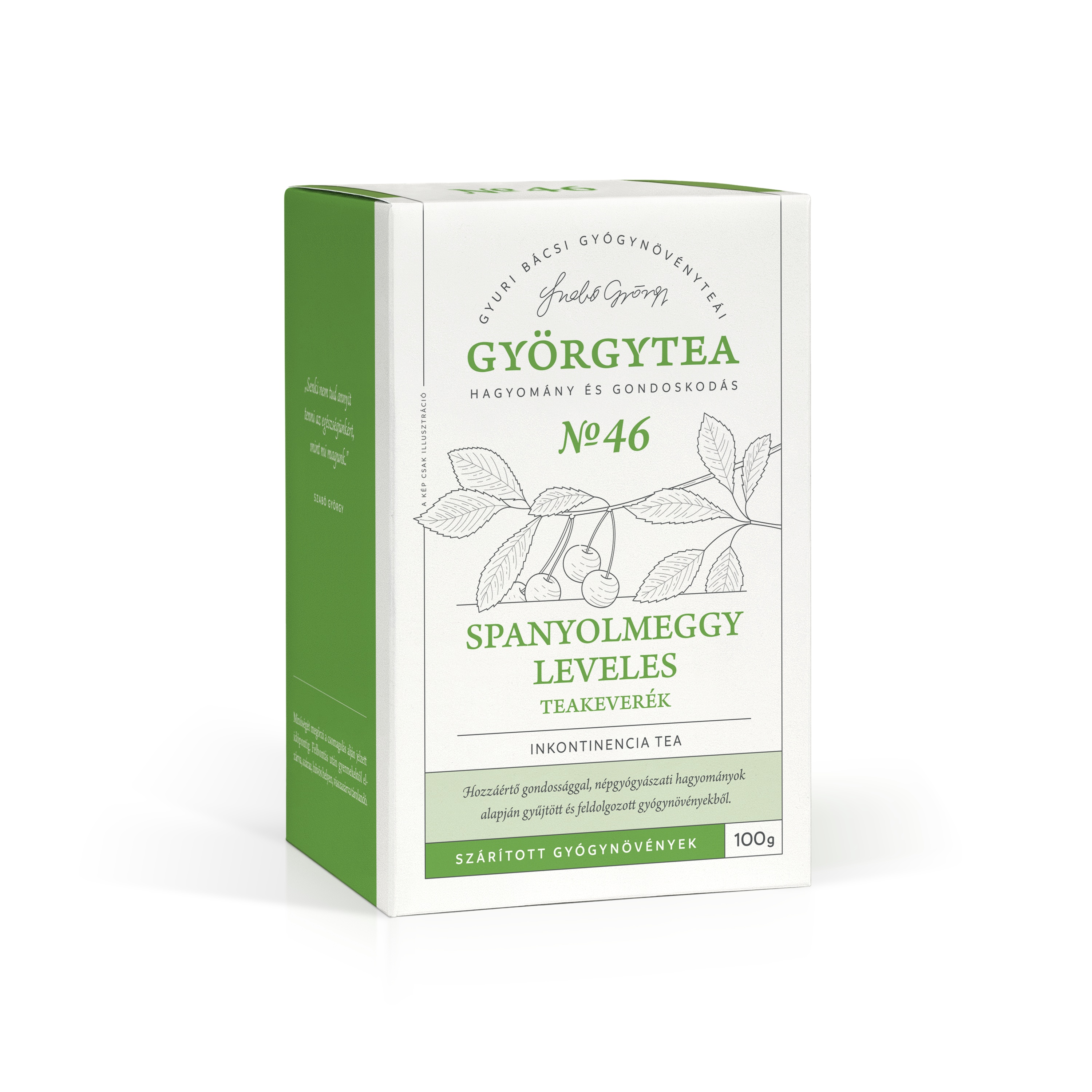 Spanyolmeggy leveles teakeverék (Inkontinencia tea)